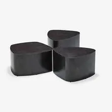 Stephane Ducatteau, Set of three Galets tables, France