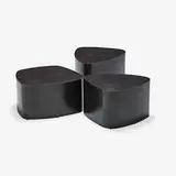 Stephane Ducatteau, Set of three Galets tables, France