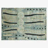 Contemporary, Room-sized wool rug