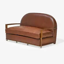 Settee by Émile-Jacques Ruhlmann, France, sold Sep 2019
