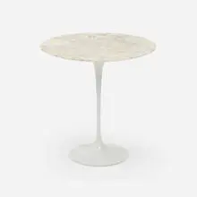 Tulip occasional table, model 163M by Eero Saarinen, marble, enameled steel, sold Sep 2024