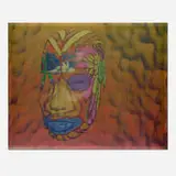 Ed Paschke, No Fumare, Por Favore (PHSCologram), 1997, Mylar, acrylic