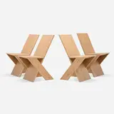 Michael Boyd, Plank sidechairs model P1201, set of four