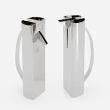 Mario Botta, He and She pitchers, 1993, sterling silver