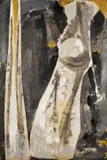 Otto Greis, Hommage à Goya, 1956, Öl auf Holz