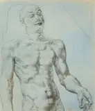 Werner Tübke, Halbakt