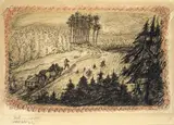 Alfred Kubin, Böhmerwald Waldblösse