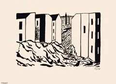 Berlin by Werner Heldt, 1949, Mappe mit 7 Lithographien auf Papier, sold Dec 2012