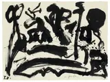 A. R. Penck, Ohne Titel, 1982, Tuschpinsel auf Velin