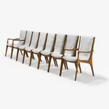 Set of eight Sculpted Sling dining chairs (VK-101 and 102) by Vladimir Kagan, Vladimir Kagan Designs, Inc, sold Sep 2019