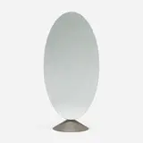 Philippe Starck, Psiche table mirror, 1989, cast iron, aluminum, mirrored glass