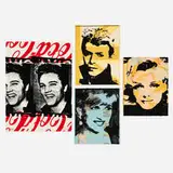 Peter Mars, Four works, screenprint in colors