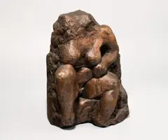 Alfred Hrdlicka, Kleiner weiblicher Torso II, 1964, Bronze mit goldbrauner Patina