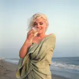 George Barris, Marilyn Monroe Champagne Sipping on the Beach, Santa Monica Beach, 1962, Giclée-Print, 2006