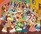 Elisa Martins da Silveira, Baianas no carnaval, 1979, Öl auf Leinwand