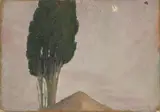 Osmar Schindler, Zypresse in Capri