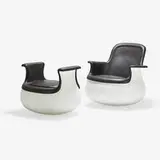 Marc Held, Culbuto Lounge chair and ottoman, France / USA