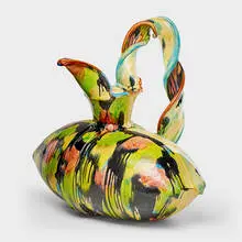 Betty Woodman, Divided Aegean Pillow Pitcher