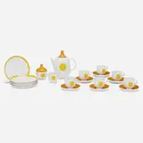Wolf Karnagel, Tea service, c. 1975, glazed porcelain