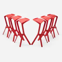 Konstantin Grcic, Miura stools, set of six, 2005, polypropylene