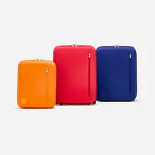 Marc Newson, Scope Luggage, set of three, 2005, ABS plastic, Ballistic textile, EVA laminate, mesh textile