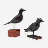Folk Art, Crow decoys, set of two