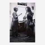 Leee Black Childers, Andy + Jackie at the Factory, NYC poster, 1970, inkjet print