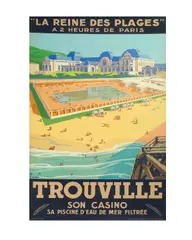 Pierre Commarmond, LA REINE DES PLAGES - 'TROUVILLE' SON CASINO; 1930