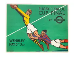 Anna Zinkeisen, RUGBY LEAGUE CUP FINAL, 1934
