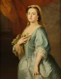 John Vanderbank, Portrait of a lady, said to be Anna Busby, Lady Tynte, oil on canvas