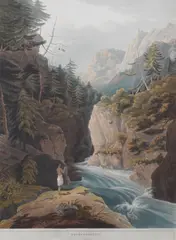Views in the Himala Mountains: Four Plates (Abbey II. 498, pl.18-21) by James Baillie Fraser, sold Oct 2016
