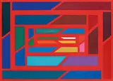 Halaf by Piero Dorazio, 1996, Öl auf Leinwand, sold Jun 2009