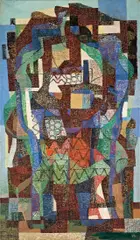 Herbert Behrens-Hangeler, Festivo“ („Feierlich“), 1927, Öl auf Leinwand