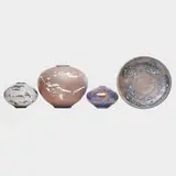 Otto & Vivika Heino, Three vases and one plate