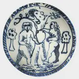 Ken Ferguson, Wall-hanging Adam and Eve charger