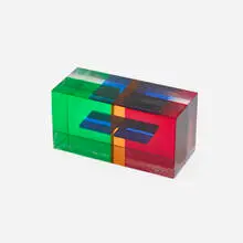 Merle Edelman, Paperweight, c. 1975, acrylic
