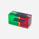 Merle Edelman, Paperweight, c. 1975, acrylic