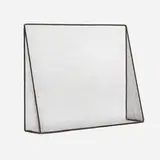Firescreen by George Nelson & Associates, enameled steel, sold Aug 2024