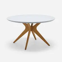 Adrian Pearsall, Dining table, c. 1965, painted oak, oak