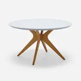 Adrian Pearsall, Dining table, c. 1965, painted oak, oak