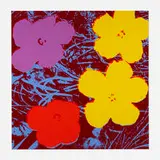 Sunday B. Morning, 11.71: Flowers, screenprint in colors