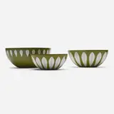 Grete Prytz Kittelsen, Cathrine nesting bowls, set of three, 1963, enameled steel