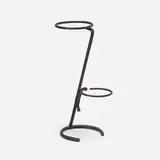 Jacques Adnet, Plant stand, c. 1965, leather, iron