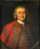 Portrait of a gentleman in military uniform by English School, oil on canvas, offered Oct 2016