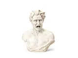 carved veined marble bust of 'Marsyas' or 'The Screaming Satyr' by Balthasar Premoser, marble, sold Oct 2016