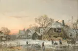 Adolf Stademann, Winter scene