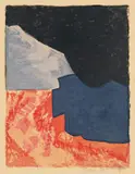 Serge Poliakoff, Composition rouge, grise et noir