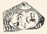 Le Cirque by Pablo Picasso, 1945, Lithographie auf Bütten, sold Jun 2015