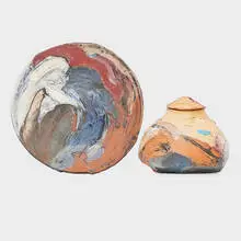 Susanne Stephenson, Large charger and "Beach Rock Jar"