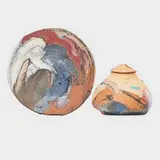Susanne Stephenson, Large charger and "Beach Rock Jar"